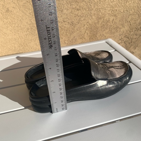 Jeon black grey leather mules girl in the rain size 6M - Picture 7 of 15